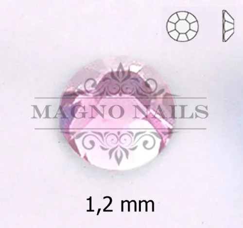 Glas Ministrasssteine rund - Light Rose Nail Art Nails Nagel Nögel Nailart